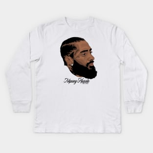 Nipsey Hussle - Rip Kids Long Sleeve T-Shirt